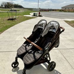 Valco Snap Duo Trend Side by Side Double Stroller - Charcoal