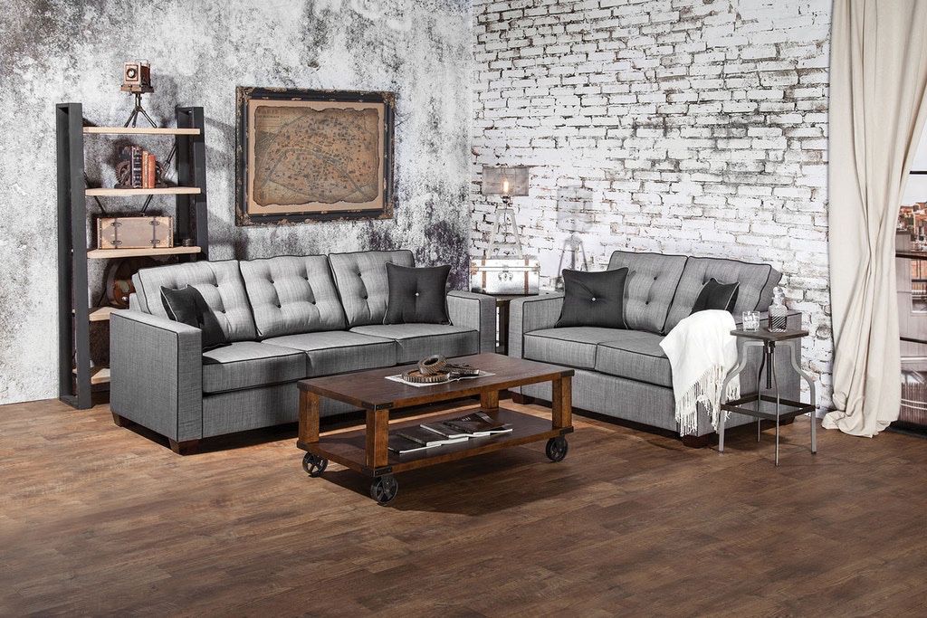 Sofa and Loveseat- Sala de 2pc @Elegant Furniture