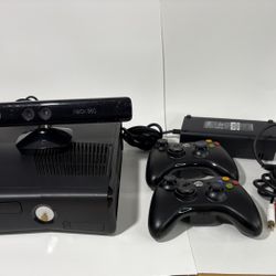 Xbox 360 Console Bundle with Kinect & Controllers