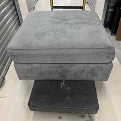 Ashley Furniture Oversized Gray Ottoman