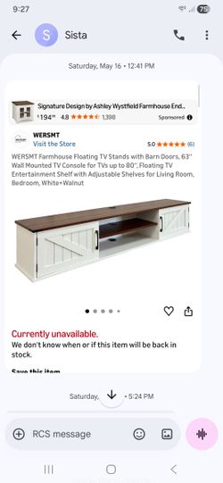 Brand New In The Box Floating Stand