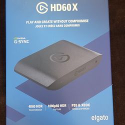 Elgato HD60 X - Stream and Record  Video Game Capture Card
