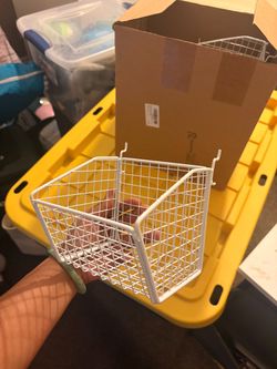 set of 6 pegboard baskets