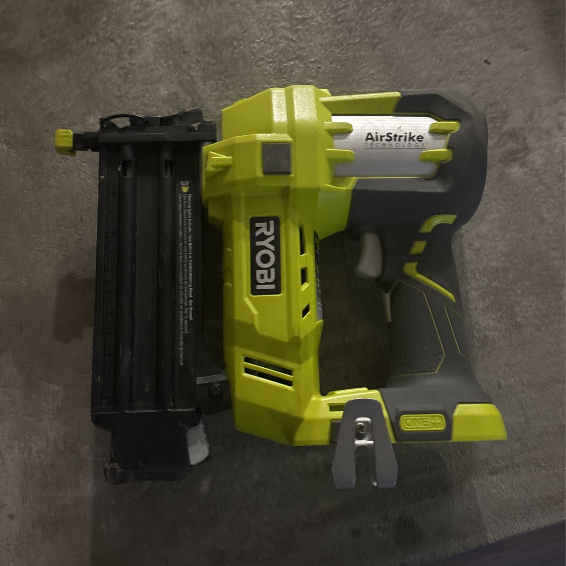 New ryobi one + 18 ga straight nailer