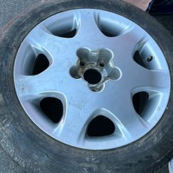 17 “ Aluminum Wheel With A Almost New Tire For Toyota 