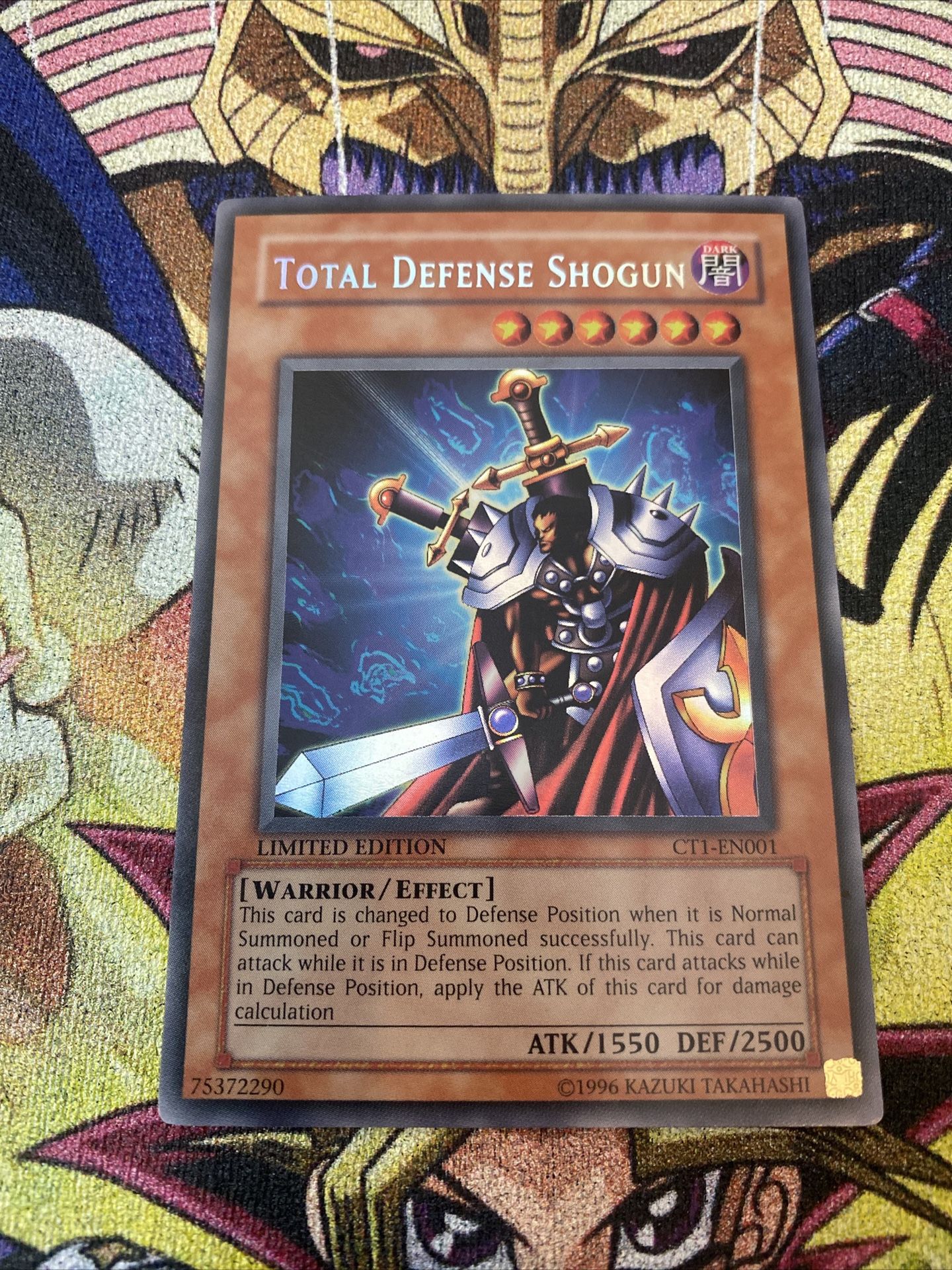 Yugioh Total Defense Shogun Secret Rare Limited Edition CT1-EN001 NM for  Sale in Tampa, FL - OfferUp