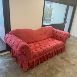 Pink/Red Couch