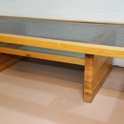 Oak Butcher Block Coffee Table (solid)