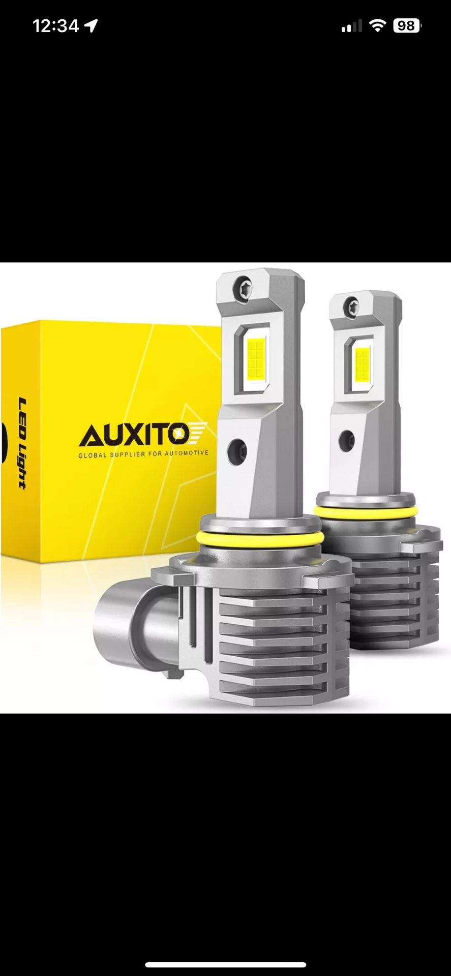 Auxito Led Headlights M6 Series (White) Fits 9005,HB3.