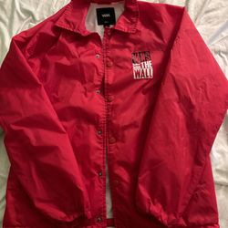Vans Red Windbreaker Size Small 