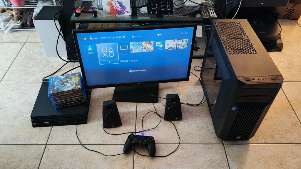 Gaming Desktop With 4k Monitor