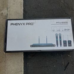 Phenyx Pro PTU50002H2B UHF Fixed Frequency Quad Wireless System