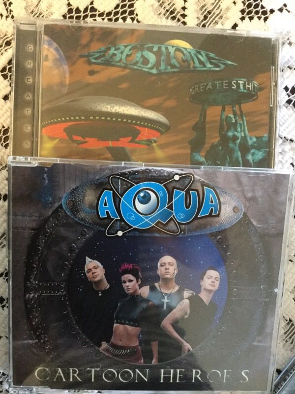 MUSIC CD 's / AUQUA & BOSTON 🎶😎💿