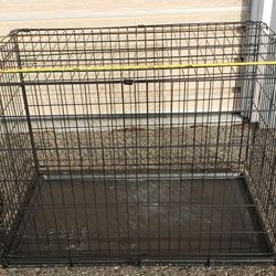 Dog/Cat Double Door Crate $50