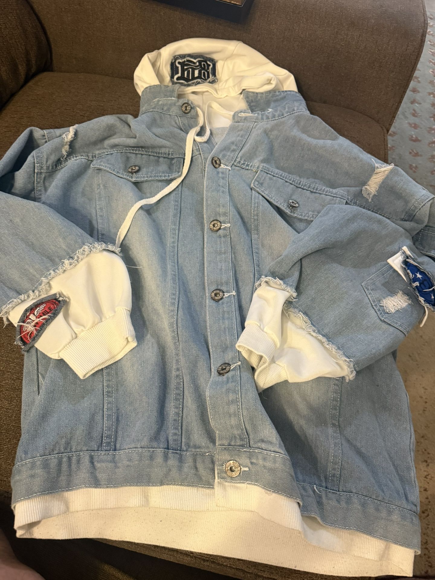Hoodie Jacket Jeans Size XXL for Women’s