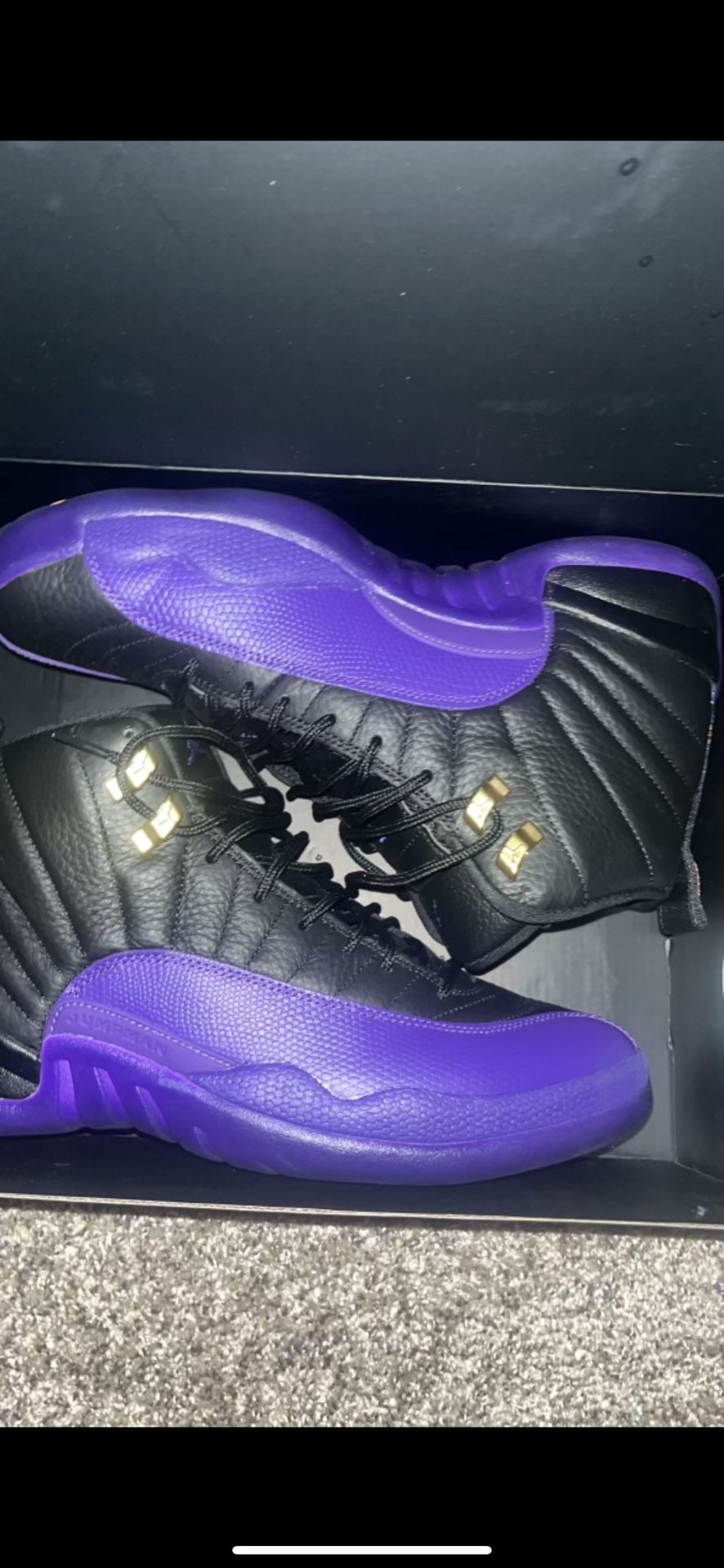 Purple Jordan 12s