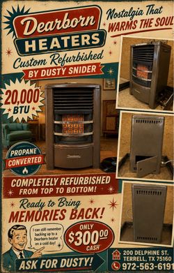 20,000 Btu Propane Gas Dearborn Heater