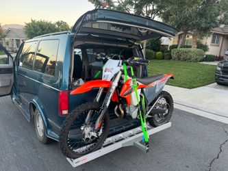 Black widow motorcycle carrier