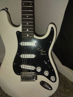 Slipknot's Corey Taylor autographed guitar