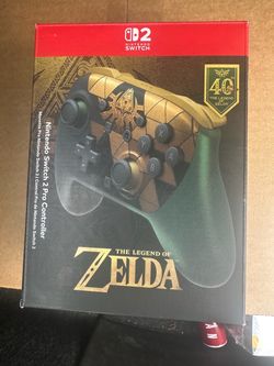 The Legend of Zelda 40th Anniversary Nintendo Switch 2 Pro Controller