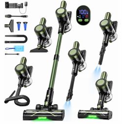 Cordless Vacuum Cleaner army green color