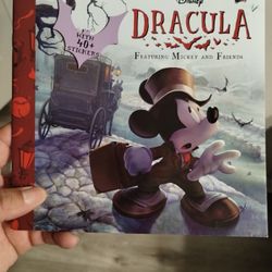 Disney Dracula Featuring Mickey and Friends – Hardcover w/ Stickers