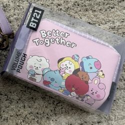 BT21 Volume Pouch New Never Opened