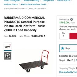 Commercial Platform Truck 