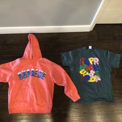 Supreme hoodie And Shirt Size Medium 