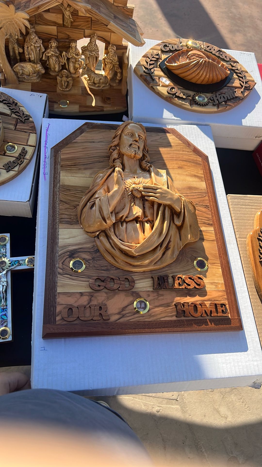 handmade Olive plaque