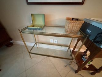 Glass table