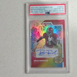 Brian Robinson 2021 VIP Nationals Auto PSA 10