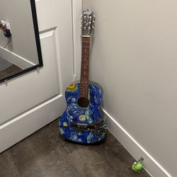 ; Starry Night 2 Themed Guitar