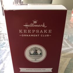 Hallmark 2018 Winter Wonderland Keepsake Ornament Club - NEW