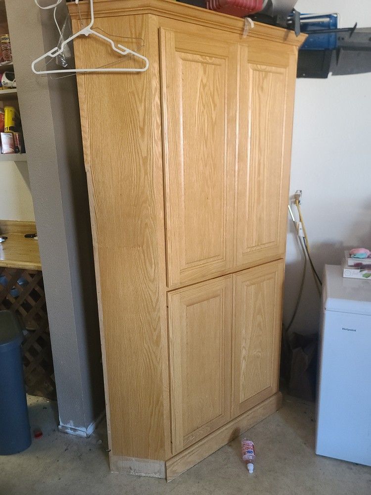 Nice Solid Wood Corner Cabinet 