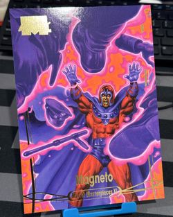 2024 Marvel Masterpieces XL #72 Magneto Gold Foil #/1499