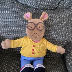 Vintage Playschool 1996 Arthur  The Aardvark  Talking Doll