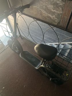 E bike with seat