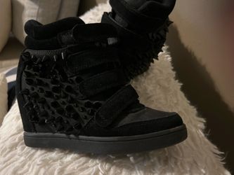 Aldo spiked Graziano wedged sneakers
