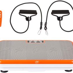 Powerfit Elite Vibration Plate Exercise Machine with Loop Resistance Bands