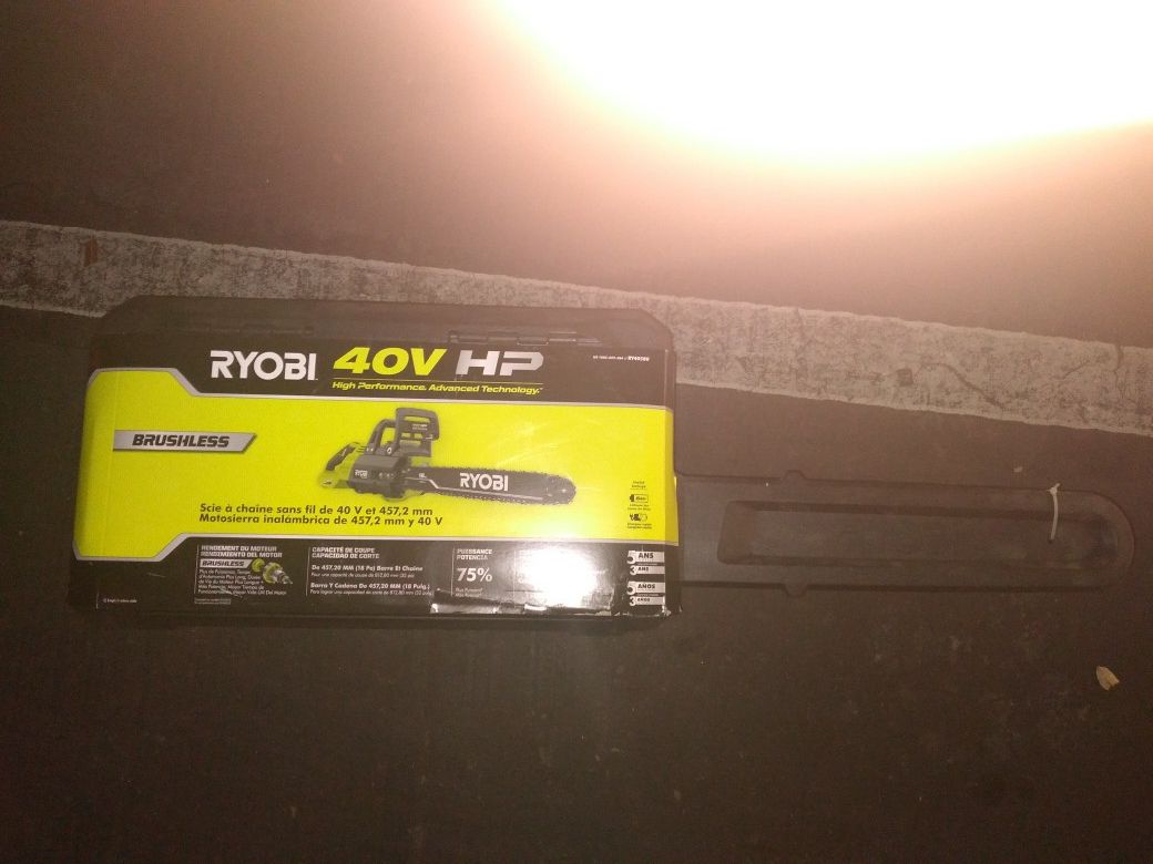 Ryobi 40v Hp Chainsaw