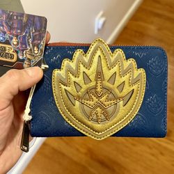 Loungefly Marvel Guardians of the Galaxy Vol. 3 Ravager Badge Zip Around Wallet