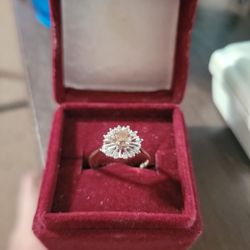 Vintage Yellow Stone Ring