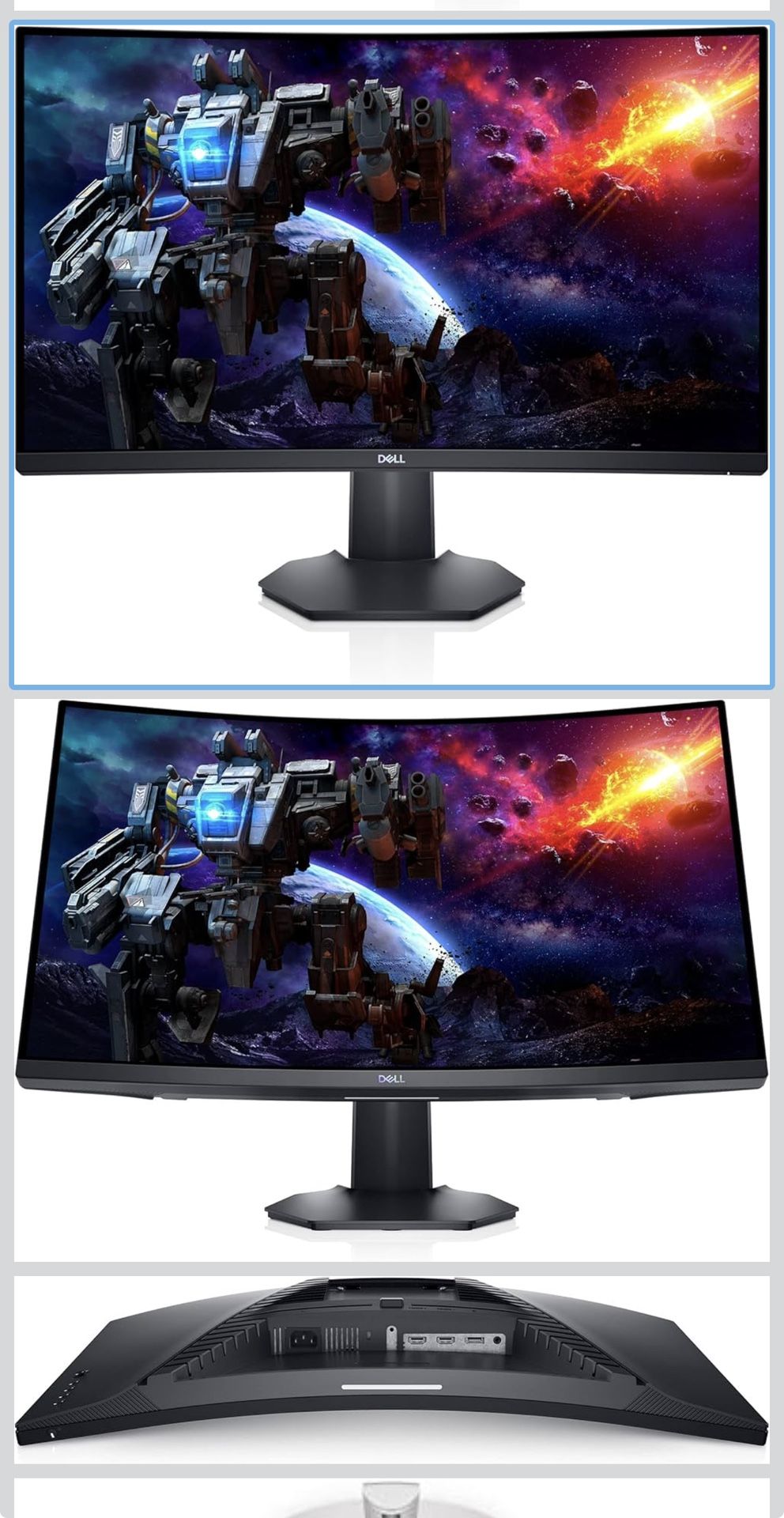 Dell S2722DGM Curved Gaming Monitor 27” 