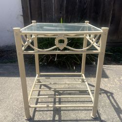 Antique Glass-top Coffee Table