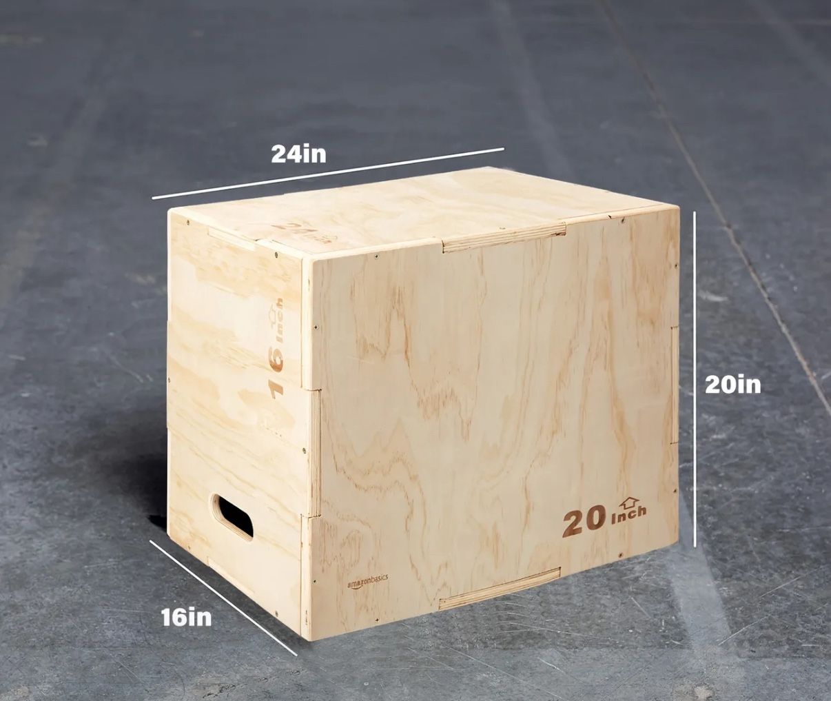 Solid Wood Exercise Box Various Heights