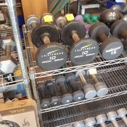 Dumbbells 10 Lb Pair - 20 Pounds Total