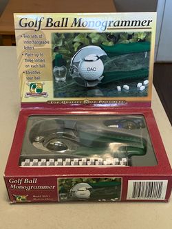 GOLF BALL MONOGRAMMER