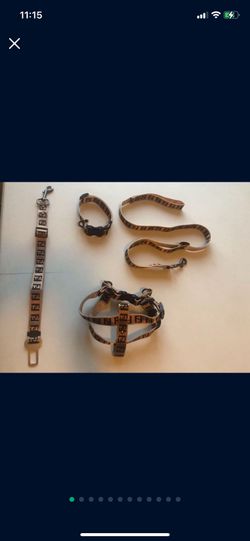 Designer Style Dog Leash Harness Collar And Set Belt 