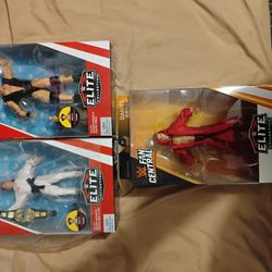 WWE Elite Collection Flashback Series/ Fan Central Wrestling Figures New